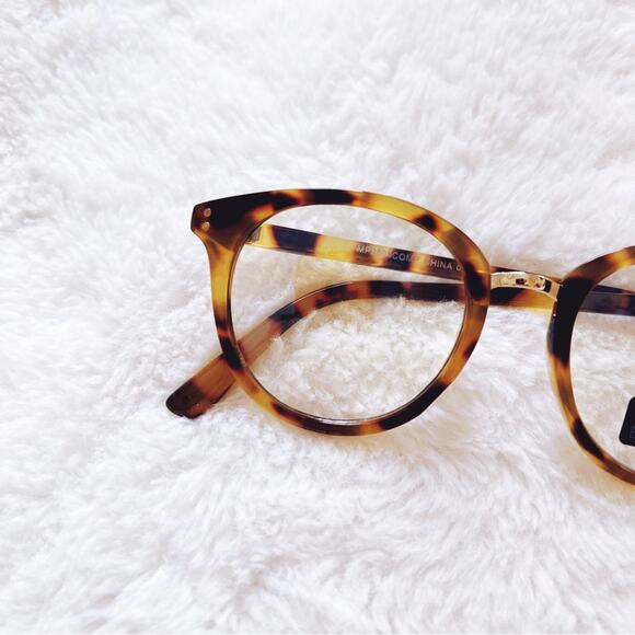 Cole Tortoise Brown Round Blue Light Glasses - Picture 2 of 10